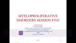 MYELOPROLIFERATIVE DISORDERS SESSION 5 MYELOFIBROSIS [upl. by Dorcas323]