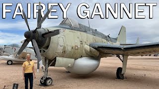 A Gander at the Gannet Fairey Gannet AEW3 at Pima Air and Space Museum [upl. by Enelloc]