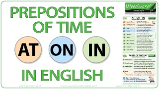 AT ON IN  Prepositions of Time in English [upl. by Alejandrina]