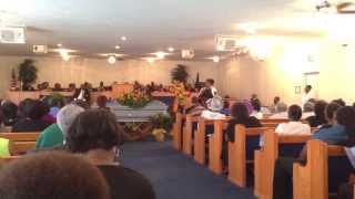 Deacon Earvin Jones Funeral Part 6 Lisa Poem [upl. by Dagny75]