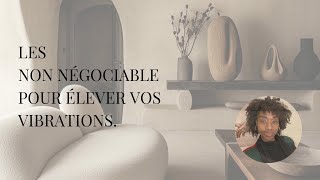 Les standards non négociable pour avoir une haute fréquence vibratoire [upl. by Aicilana881]