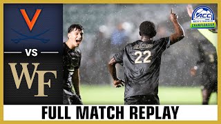 Virginia vs Wake Forest Full Match Replay  2024 ACC Mens Soccer [upl. by Esille]