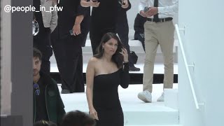 Laetitia Casta  Courrèges SS25 fashion show in Paris  25092024 [upl. by Laurita25]