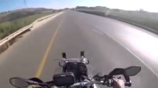 Fearless SAPS motorbike chase caught on camera [upl. by Ilujna609]