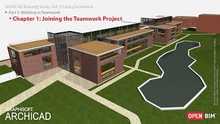 ArchiCAD Training Series Vol5 Joining the Teamwork Project [upl. by Irianat]