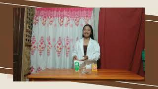 Acetic Acid and Sodium Bicarbonate Experiment Science Experiment [upl. by Halehs]