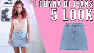 GONNA DI JEANS 5 look per ogni fisico [upl. by Eentihw]