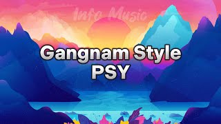 PSY  Gangnam Style Lyrics English Translation [upl. by Suhpesoj632]