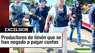 Crimen organizado corta árboles de limoneros en Michoacán [upl. by Notnel]