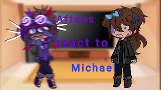 Aftons react to Michael✨️Glammike AUfypシgachafnaf×gachafnaf🎀 [upl. by Knobloch]