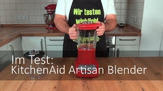 Der KitchenAid 5KSB5553 Artisan Blender im Test [upl. by Yrffej]