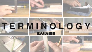 Beginner Woodworking and Carpentry Terminology Part 1 [upl. by Haggai]