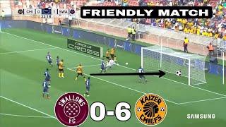 WINNING▪︎Watch All Goals Kaizer Chiefs 60 Moroka Swallows  Today Friendly Match [upl. by Dub]