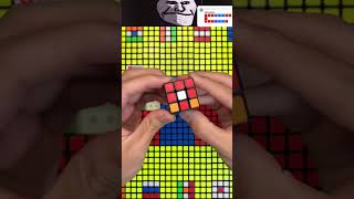 Making mongolia in Rubiks Cubes rubikscube [upl. by Ilek]