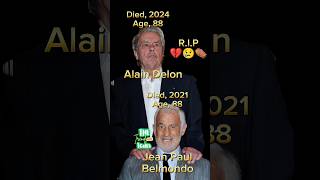 Alain Delon and JeanPaul Belmondo Gone at the same age but their timeless friendship lives Forever [upl. by Adnolaj]