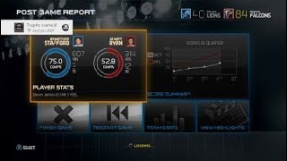 Madden NFL 252024 Win ATL NFL Big Football 100 QB Staley PlayStation 4 Pro Game Sony [upl. by Erdnaid]