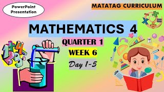 Mathematics 4 Matatag Curriculum Quarter 1 Week 6 Day 15 [upl. by Huan]