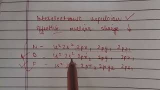 Why Oxygen and Fluorine have larger atomic size than Nitrogen impques chemistry class11 [upl. by Jade920]