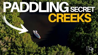 Paddling SECRET Creeks in Florida Backwaters [upl. by Ynnavoj917]