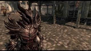 Elder Scrolls V Skyrim How To Create The Legendary Daedric Armor FAST Best Skyrim Armor [upl. by Iasi]