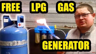 GAZ jak ZA DARMO  Jak produkować tanio gaz LPG we własnym domu  tanie ogrzewanie domu gazem [upl. by Ahsiniuq]