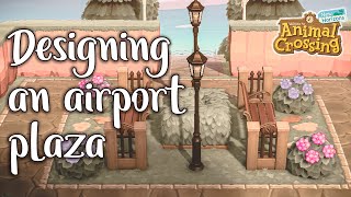 Designing a cute plaza for entrances close to airports  Speedbuild  Animal Crossing New Horizons [upl. by Heida]