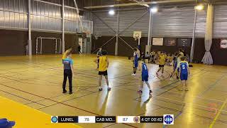 basketball 14 FINALE U18 LUNEL VS CAB MTP COUPE OCCITANIE LUNEL VS CAB MONTPELLIERP [upl. by Nyltiak]