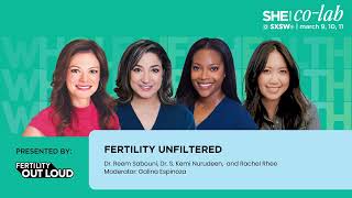 Egg Freezing amp Navigating IVF  Fertility Unfiltered with Rachel Rhee Dr Sabouni  SXSW 2024 [upl. by Vyky999]