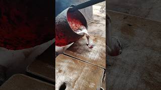 Intense RedHot Metal Pour in Action shoets satisfying fy [upl. by Louisette816]