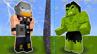 I Cheated with THOR vs HULK Mob Battle Competition [upl. by Ardnasirhc]