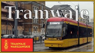 Tramwaje Warszawskie  Tabor na torowiskach stolicy [upl. by Korff]