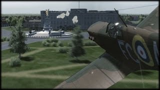 Spitfire fun in London IL2 Cliffs of Dover [upl. by Edylc955]