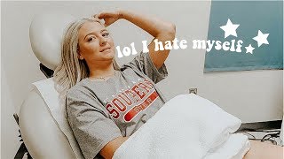 LASER TATTOO REMOVAL VLOG painful [upl. by Ymarej]