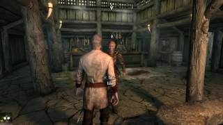 The Elder Scrolls V Skyrim part 15 escort Esbern to Riverwood [upl. by Alauqahs]