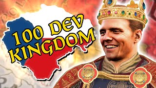 I Reached 100 DEVELOPMENT by Playing TALL in Crusader Kings 3 [upl. by Akimad441]