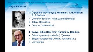 YAŞAM BOYU BÜYÜME VE GELİŞİM  Ünite 1 Özet [upl. by Sokul130]