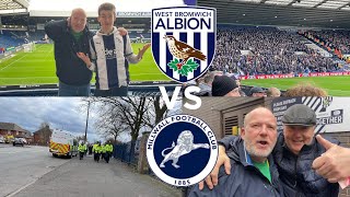 WBA VS MILLWALL VLOG BAGGIES HELD AT HAWTHORNS AS MILLWALL SHOW THEIR CLASS [upl. by Eniamrehc182]