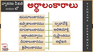 Artha alankaralu in telugu grammar  తెలుగు వ్యాకరణములో అర్థాలంకారము  అర్థాలంకారాలు [upl. by Repohtsirhc711]