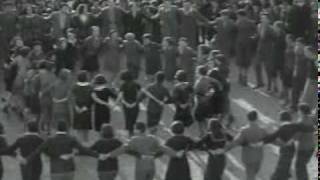 Archival Footage Jews Dancing the Hora in Munkács [upl. by Enecnarf596]