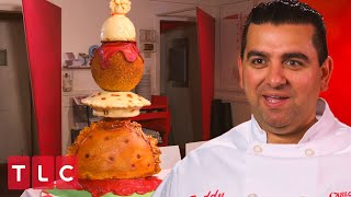 A Five Tier Dumpling Cake  Cake Boss [upl. by Edvard]