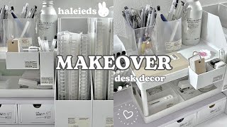 MAKEOVER 🖇️ deskdecor  minimalistic  haul shopping amp shopee etc [upl. by Noitsuj]