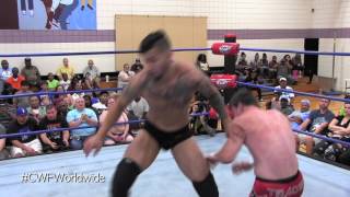 CWF MidAtlantic Wrestling Anthony Henry vs Tracer X 82716 [upl. by Arlyne]