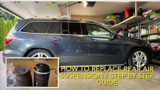 Mercedes Benz GL450 How to Replace Rear Air Suspension AIRBAG  StepbyStep Guide [upl. by Kieffer]