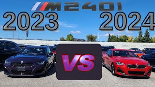 2023 BMW M240i vs 2024 BMW M240i  Whats Changed [upl. by Noiemad954]