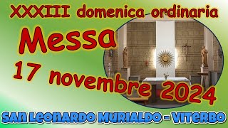 Messa 17 novembre 2024 [upl. by Nibbs]