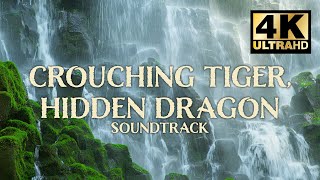 Beautiful Mossy Waterfall  Crouching Tiger Hidden Dragon Soundtrack [upl. by Annaynek499]