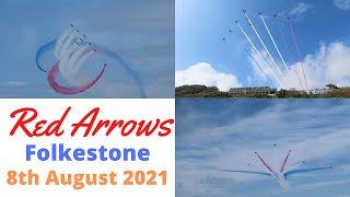 Red Arrows Folkestone Sunday 8th August [upl. by Ina]