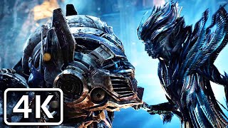 Transformers The Last Knight  Optimus Prime meets Quintessa 4K [upl. by Gracie]