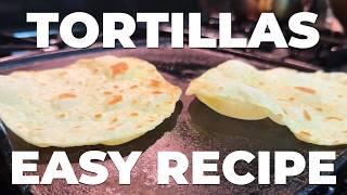 How to make PERFECT Homemade Tortillas in MINUTES with just FOUR Ingredients [upl. by Dukey]