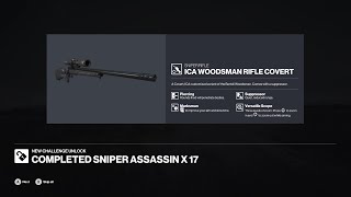 Hitman 3 Showstopper Sniper Assassin Guide to Unlock Bartoli ICA Woodsman Rifle Covert Walkthrough [upl. by Livvy86]